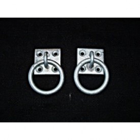 Horse Stable or Yard Metal Tie Up Ring Pairs